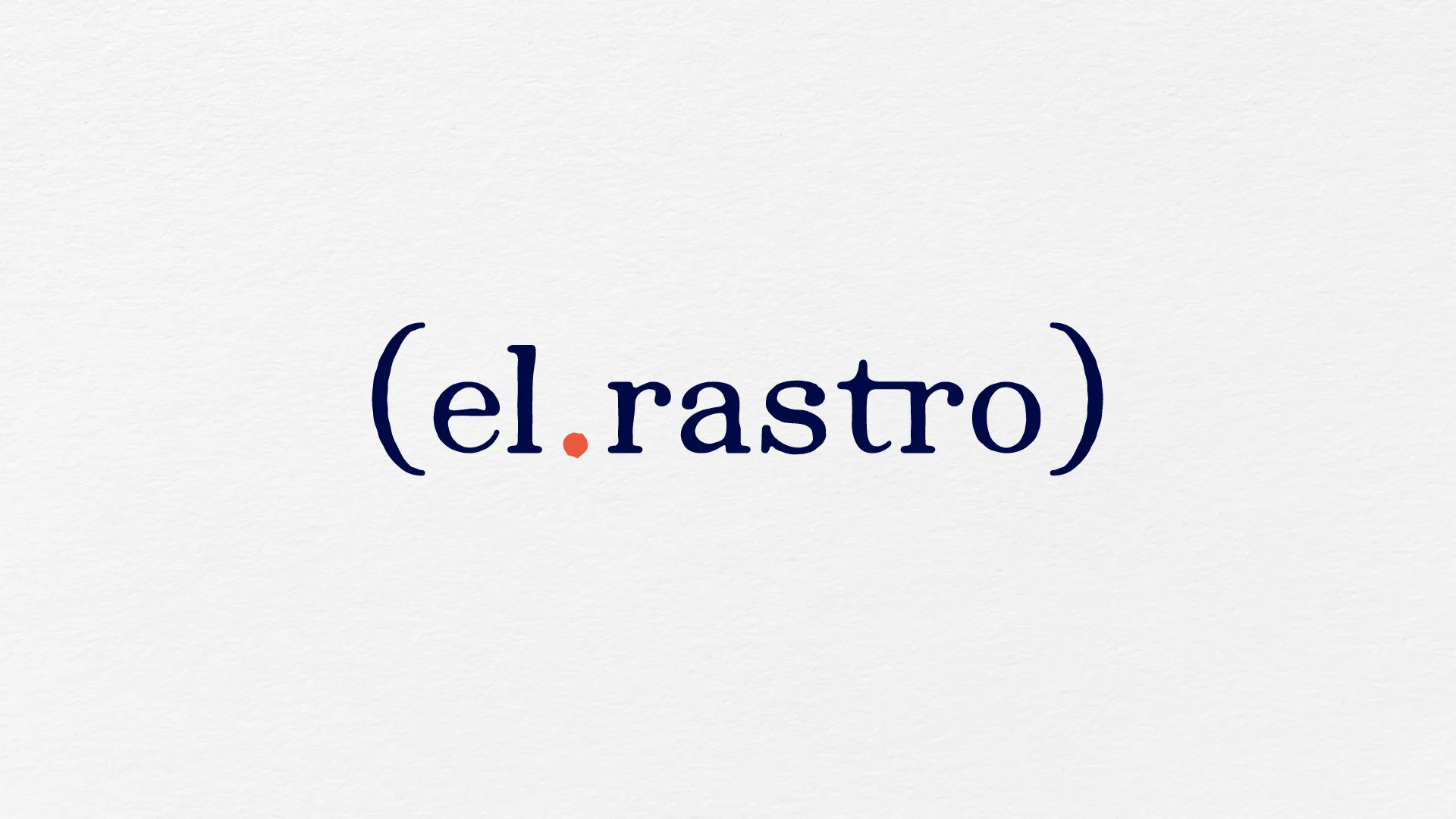 Identidad El Rastro